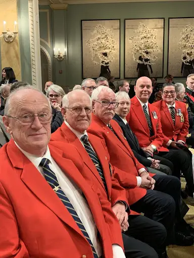 RCMP Veterans of Ottawa Division at Rideau Hall for "First Poppy" presentation to the Governor General of Canada - October 2024<br />
